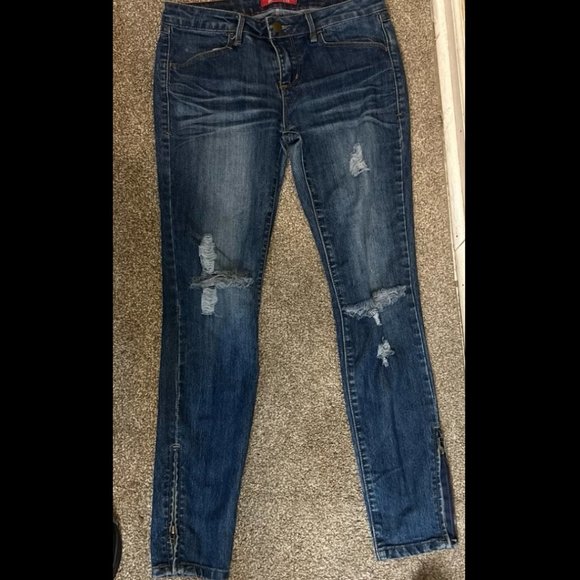 Forever 21 Jeans Zip Ankles Size 28 - Picture 2 of 6